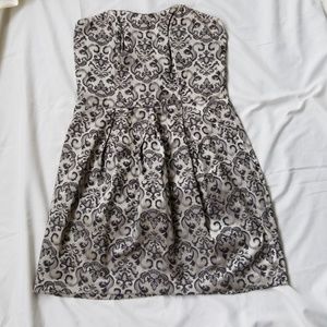 Gray Speechless Strapless Dress